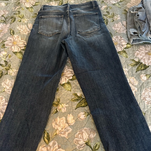 Risen Jeans Loose Fit Cross Button Jeans - Picture 2 of 3